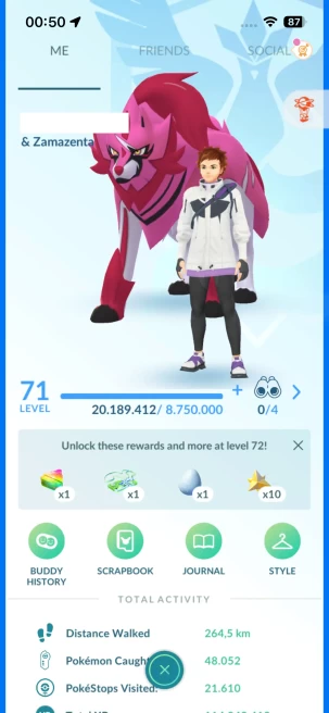 Level 71, 80 Pokemon 3000CP+, 6 Legendary IV100, 157 Shiny, 209 Legendary, 330 IV 100, 11 Shiny Legendary, 39 Shadow Legendary