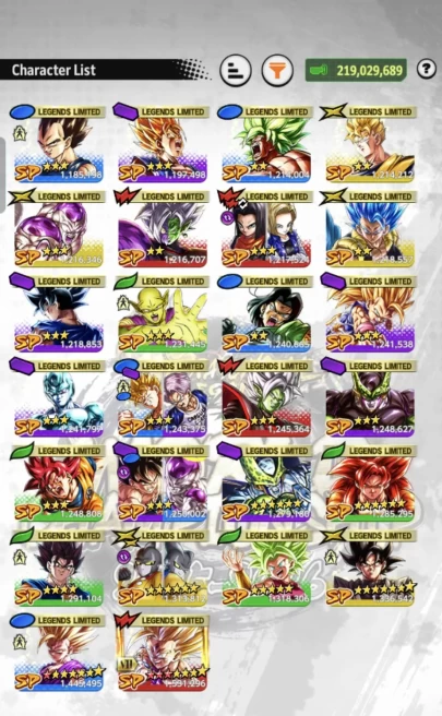B104-IOS+Android-Team Gohan-5 UL(SS2 Gohan+Cell)+25 Legends+Good Equipment+SS2 Gohan Red Star+Team Android+Future+Gohan Zenkai+Zamasu Red+Meta