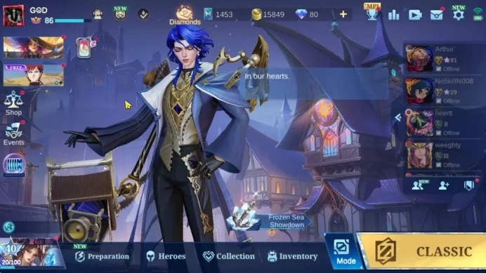 Hero 127|Skin 217|High Glory 54|Ducati leomord,Transfor Roger,CC[Yu Zhong,Nata],LuckyBox[Odette,Zhask],Etc|TakeEmail|(MLBB2168)