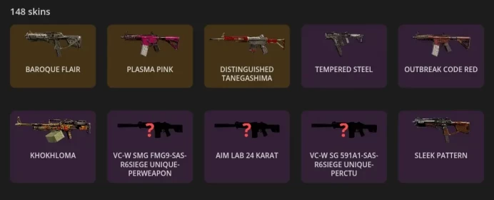 [Code 9884] Uplay / Level 172 + 148 Skins / Outbreak Code Red + Black Ice (SMG-11) + Plasma Pink (Universel)