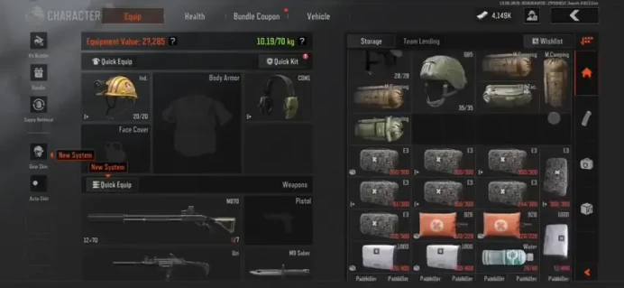 [MOBILE] SV 7.5M | Koen 4.1M |Many Guns and Equipment| AUG and Mosin |CN ON| Log Level Infinite Code|Check SS (AB880)
