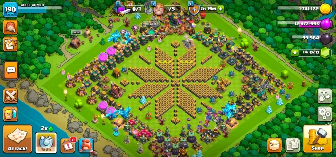 TH 14 MAX !! BK85 AQ85 MP50 GW60 RP30 !! 13K GEMS !! 1500 MEDALS !! MAGIC ITEMS STACK !! EPIC EQUIPMENTs!! HIGH BUILDER BASE !! INSTANT DELIVERY