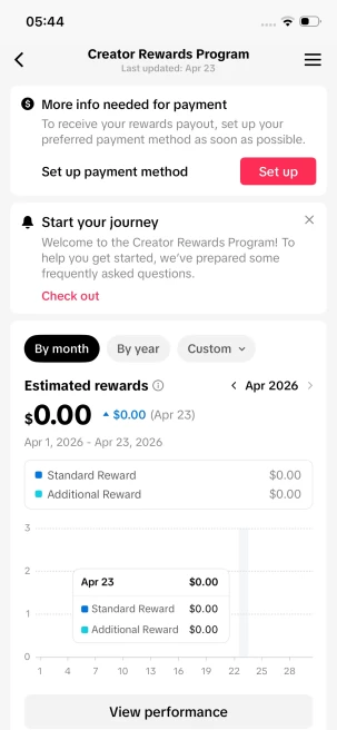 Instanly Delivery/ Monetized 43K Real Followers+1.7M Real Likes Account/ Creator Rewards Program Activated/ Full Access