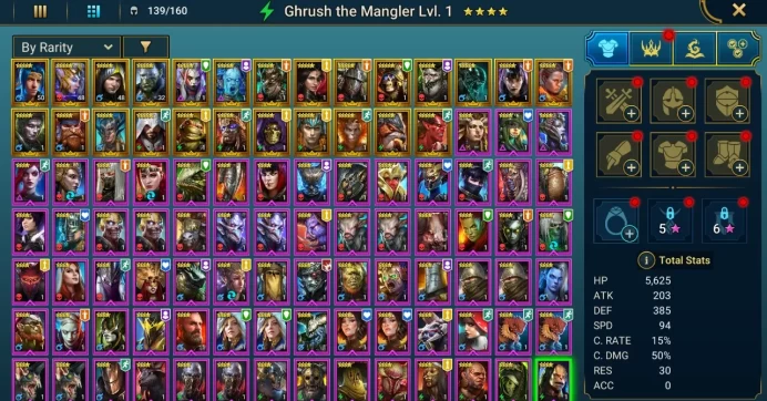 Starter acc with Siphi : 91k energy / 57 mln coins / Hurndig, Lord Shazar, Arix, Ninja + 20 Login Legendaries / Deacon 3x