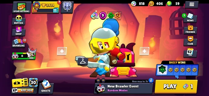 46 Brawlers, 34+ skins/ full access