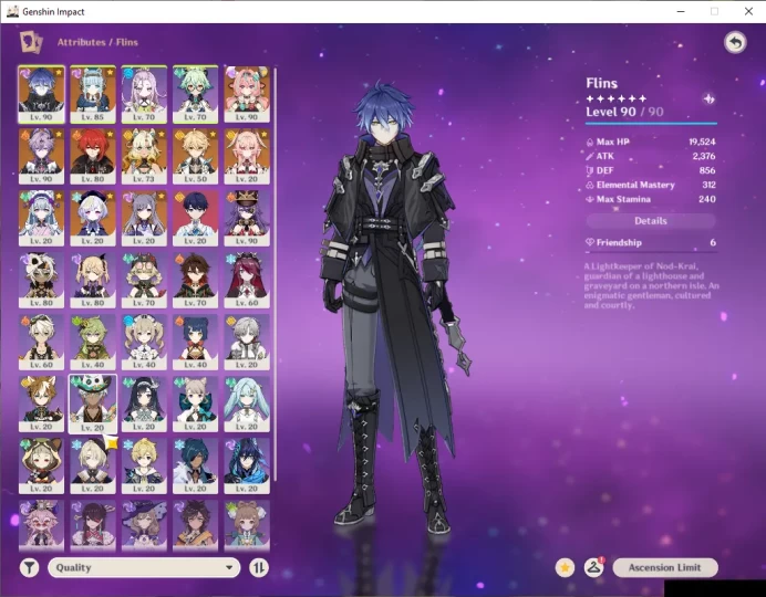 ASIA|AR 56|6 Limited+2(*5Weapon)|Prime Team Flins|Varesa+Sign,linnea,Flins,Ineffa,Durin,Xilonen|MC Male|Take Mail|Check(GI5989)