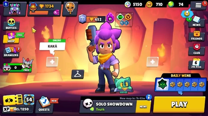 1734 Thropy|19 Brawlers 2 Max Level|Well Build Mortis|2 Epic Skins [Night Witch Mortis] 2 Rare Skins|CN ON|Take Email|BRS822