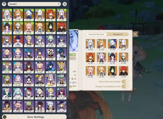 ASIA|AR58|9Limited+9(*5Weapon)|PremTeam Skirk,Furina+Sign,Escoffier,Citlali,Etc|Primo2K|Welkin ON|McMale|Take Mail|Check(GI6003)