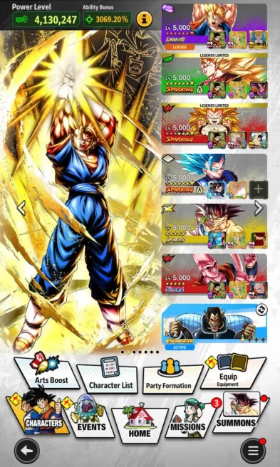 B107-IOS+Android-UL Super Buu Han+LR(Super Vegito Full Red Star+Bardock)+Good Equipment+Gotenks 10 Red Star+Vegito Green+SS2 Goku+Piccolo