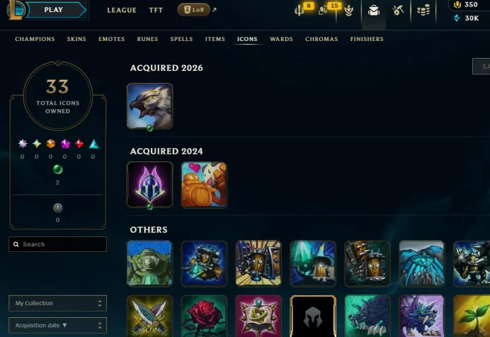   OCE Iron IV 3.2% WR 21 GAMES  | Hand - ( leveled + De-ranked  ) | Verified  | 30090 BE  | 350 RP  | Untouched-Loot  | Check Description 