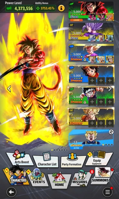 B108-IOS+Android-4 UL(Beast Gohan Full Red Star+SS4 Goku)+40 Legends+Good Equipment+SS2 Gohan 11 Red Star+Broly+Meta Cooler+Goku Youth+Vegeta Sa