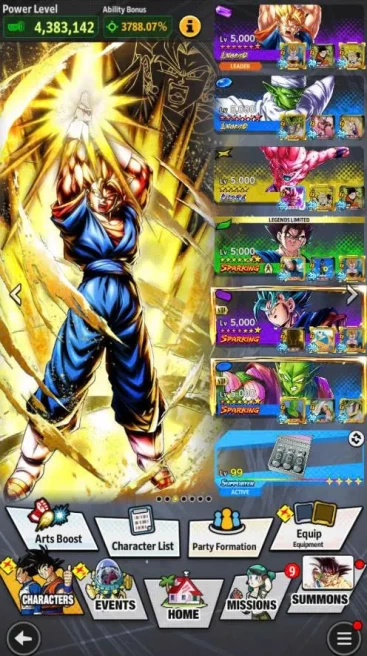 D113-IOS+Android-Good Team+2 LR Full Red Star(Super Vegito+Piccolo)+UL Buu Kid+26 Legends+Vip Equipment+Demon King 10 Red Star+Bardock+SS2 Goku