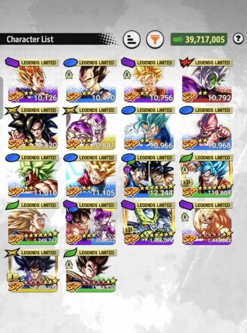 D115-IOS+Android-Good Team-LR Bardock Full Red Star+Buu Kid+Good Equipment+Bardock Zenkai 11 Red Star+Nappa 12 Red Star+Vegeta 12 Red Star