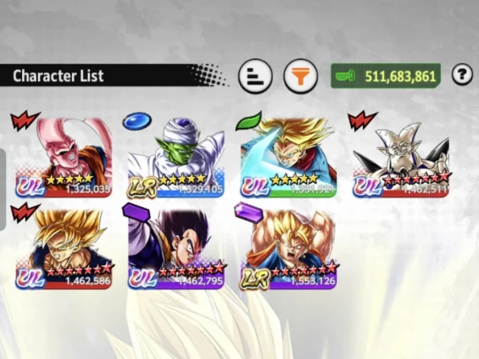 B117-IOS+Android-Meta-LR(Vegito+Piccolo)+UL Super Buu+511 Millions Power+24 Legends+Good Equipment+18 Zenkai+SS2 Goku+Ultimate Gohan