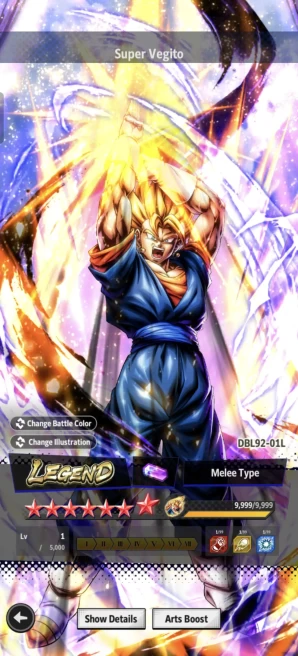 B119-IOS+Android-Meta-LR Super Vegtio Full Red Star+UL Super Buu+Equipment+SS2 Goku 13 Red Star+Vegito Green+Gotenks