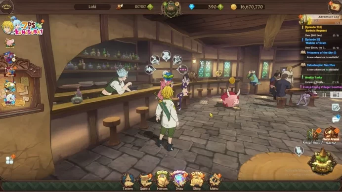 Global|2M CC|1 LR + 4 UR + Blessing Collabs + 390 Gems (Elizabeth, Fate Skuld, Arthur, Mael, Sabunak)|Code Only| (SDS2435)