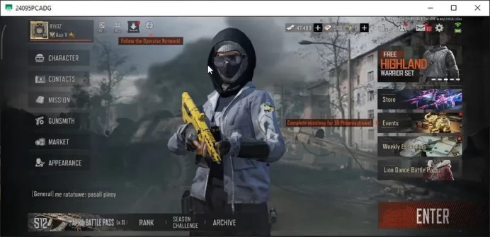 MOBILE Lv30|SV 76M|CV 38M| H416 X-Ray, LR AR1 Decree, VSS Decree, AX50 SS |Many Skin|CN On|Infinite|Check SS(AB2960)