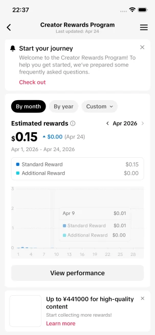 Instanly Delivery/ Monetized 35K Real Followers+370K Real Likes Account/ Creator Rewards Program Activated/ Full Access