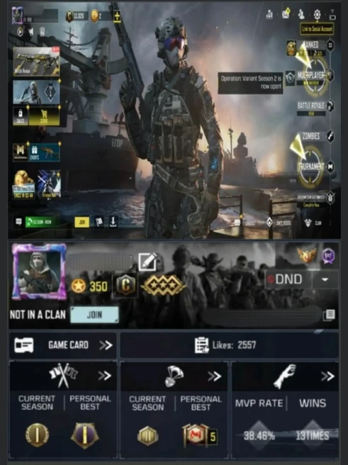 350LV~116 CHARACTERS~188EPIC/1L WEAPON~37E VEHICLE~35EMOTES #A34Z