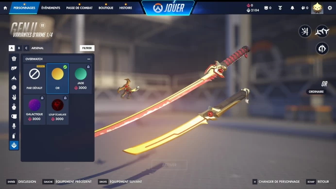 [Code 9904] 1 Gold Weapons + 60 Legendary / Very Cheap