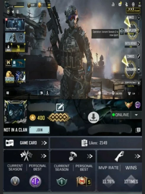 400LV~132 CHARACTERS~255EPIC/4L WEAPON~38E VEHICLE~46EMOTES&nbsp;&nbsp; #A75Z