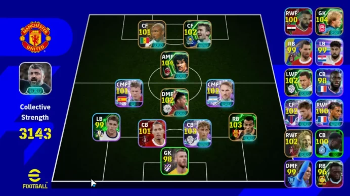 Mobile|Andry Shevchenko(Bullet Header),Dani Olmo(Phenomenal Pass),Alexis Mac(Visionary Pass),Dirk Kuyt(Willpower),|2026|(EF1653)