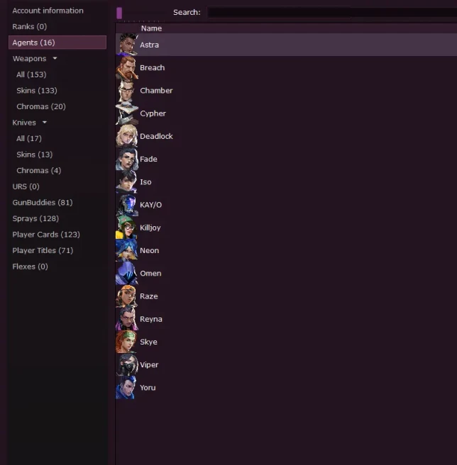 NA - Valorant Account - 140 Skins - RGX Reaver Prime Oni - Level 76 - Unranked - 13 Knives - Full Access - Total Spent: $ 600 USD