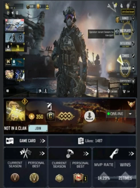 350LV~100 CHARACTERS~186EPIC/4L WEAPON~29E VEHICLE~39EMOTES&nbsp;&nbsp; #A336Z