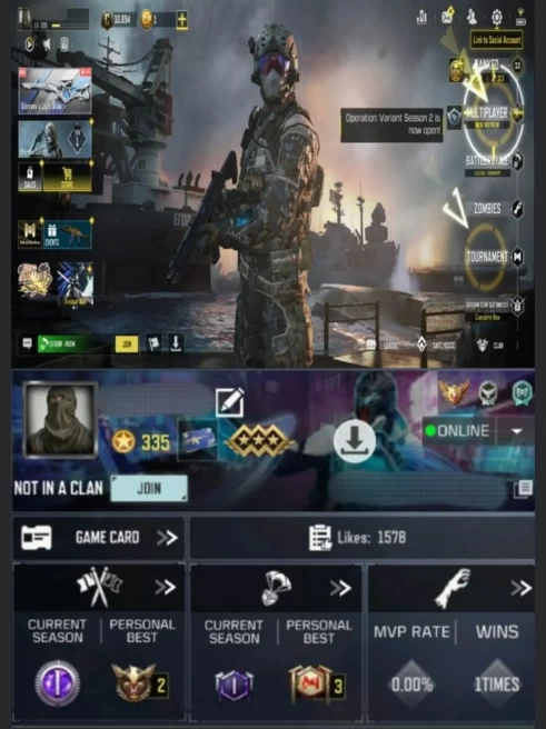 335LV~81 CHARACTERS~161EPIC/3L WEAPON~18E VEHICLE~34EMOTES #A346Z