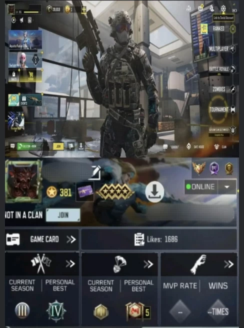381LV~97/1L CHARACTERS~187EPIC/3L WEAPON~26E VEHICLE~33EMOTES&nbsp;&nbsp; #A349Z