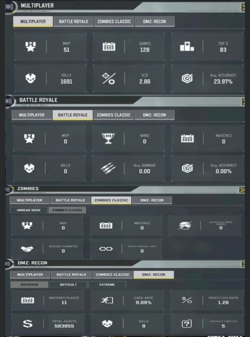 109LV~48 CHARACTERS~85EPIC/2L WEAPON~22 E VEHICLE~26EMOTES #A1136Z