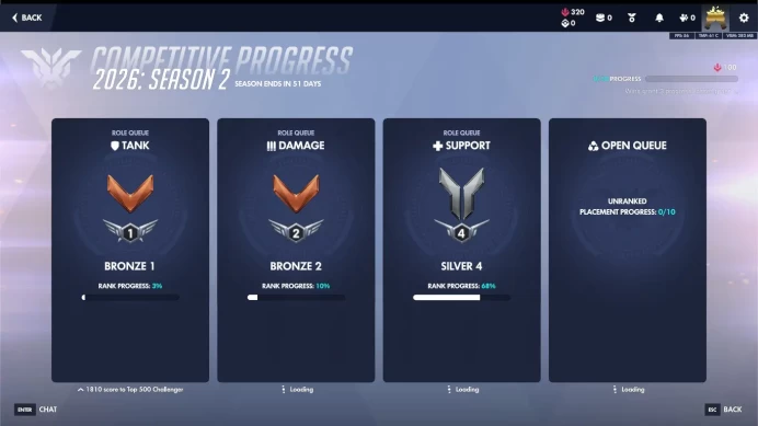 Bronze Tank Bronze Dps Silver Support ( Handmade ) 20 Wins / Sms Verified / Full Access Instant Delivery