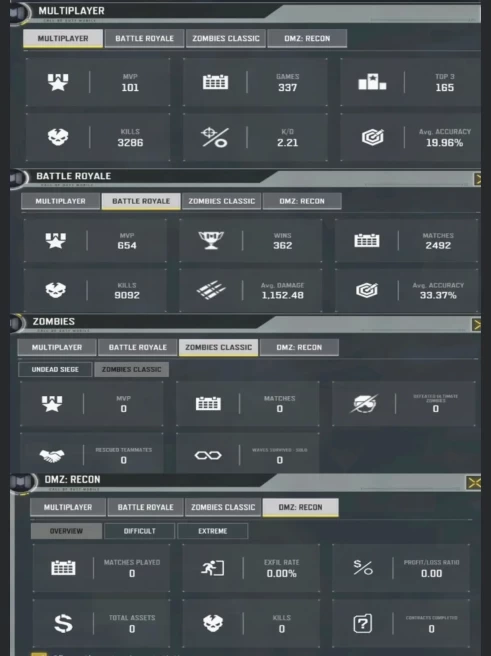279LV~57 CHARACTERS~115/5L/1M EPIC WEAPON~17 E VEHICLE~36EMOTES #A1161Z