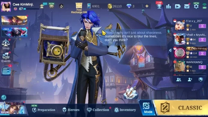 Hero 127|Skin 267|High Glory 62|Kungfu Thamuz,Tranf Roger,KOF Karina,Lbox Kimmy,LB[Tigreal,Alu,Granger],etc|TakeMail|(MLBB2170)