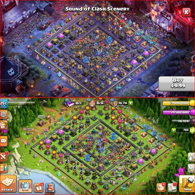 Th18, Xp 251 [ 11 Rare Equipment ] Heroes: BK105_AQ105_MP90_GW80_RC55 ] Nc Available, 1640 WS, ATB 5735, 17 Skin Hero, 200 Wall Max, Android iOS