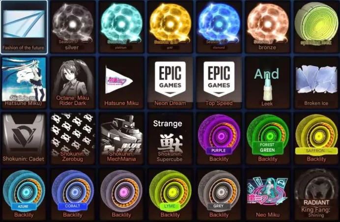 STOCK185 // x3 Fennec, TW Mamba, 13 BM, Black Dieci + inventory + 225 LVL  (K)