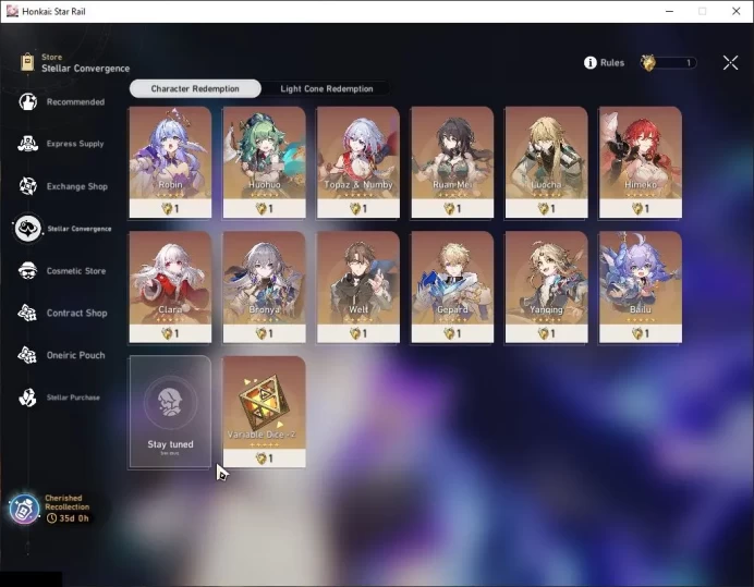 ASIA|TL 43|1 Golden Companion|4 Limited|SW 999+Sign,Sparkle.Huohuo,Dante|Male MC|Take Mail|Check SS(HSR6539)