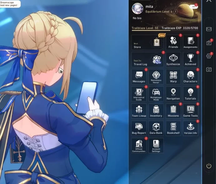 ASIA|TL 50|6 Limited|Saber+Sign,Acheron,Yao Guang,Huohuo,Ruan Mei,Dante|Female MC|Take Mail|Check SS(HSR6540)