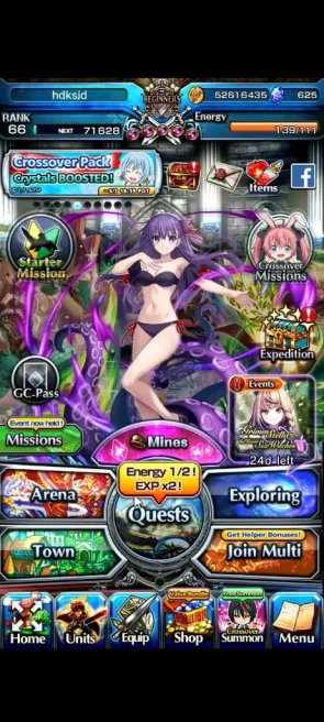 Global|Rank 66|625 cc|15 Ascend+9 TW|[Chloe,Makoto,S Chloe,Illya,Etc]+TW,Kirisame,2x Veldora,Celia,Etc|Lpot 604|Check SS(GS2470)