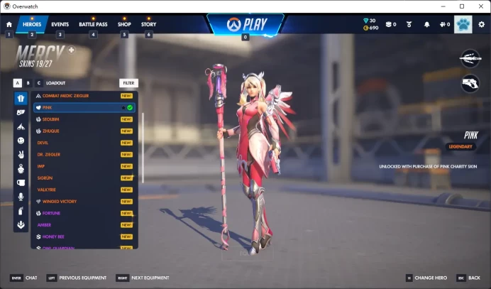 PINK / MERCY / Full Mail Access / see the picture / Please Read Description / TwilaV
