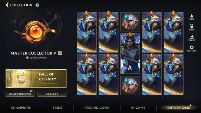 (S5)EU OCE | 116 SKINS | Hero 132 | Mythical Skin0 | Legendary Skin 8 | Epic Skin 51 | Others 57