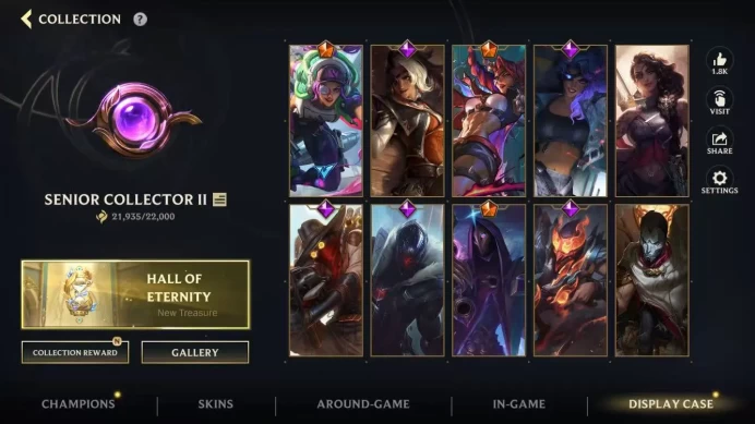 (S17)EU OCE  | 98 SKINS | Hero 133 | Mythical Skin1  | Legendary Skin 12 | Epic Skin 44 | Others 41