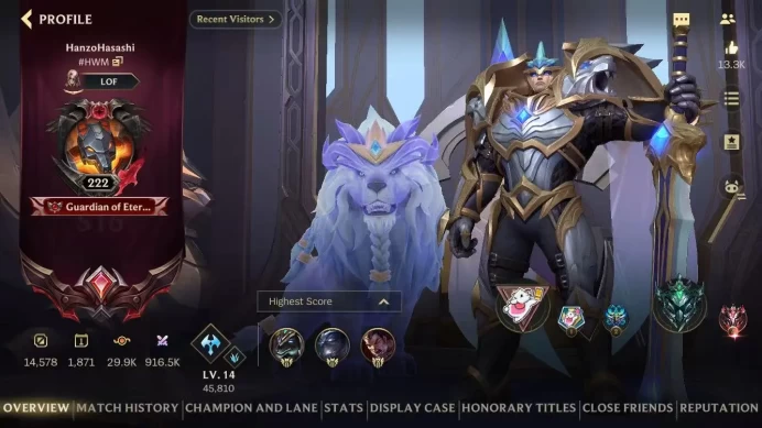 (S32)EU OCE  | 139 SKINS | Hero 128 | Mythical Skin1  | Legendary Skin 7 | Epic Skin 77 | Others 54