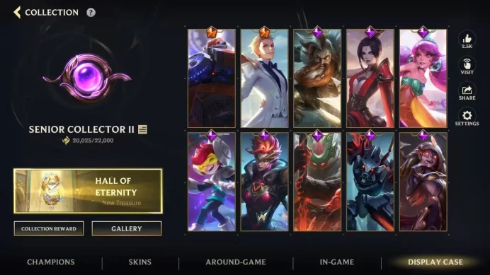 (S13)EU OCE | 75 SKINS | Hero 133 | Mythical Skin0 | Legendary Skin 2 | Epic Skin 30 | Others 43