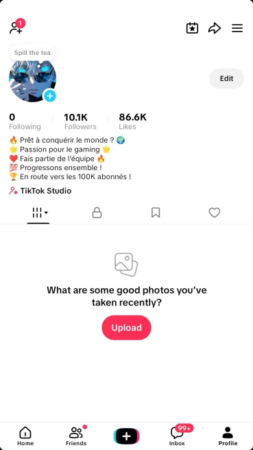 100% Monetized France Account Creator Rewards Program Active | 10k Real Followers | Real Screenshots + Full Access + Good Standing