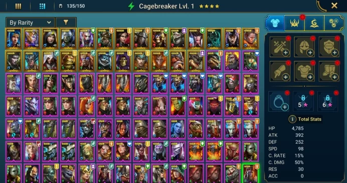 Starter acc with Cheshire Cat : 88k energy / 61 mln coins / Shirimani, Vergumkaar, Arix, Ninja + 20 Login Legendaries