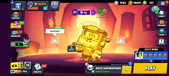 [Code 9913] Level 186 / 46k Trophy + 273 Skins / Rare Skins + 52 Hypercharges / Highest Rank Legendary 