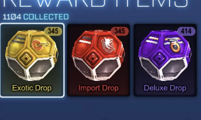 Epic Games | 1104 CHESTS / DROPS / CRATES | Deluxe Drop 414, Import 345, Exotic 345