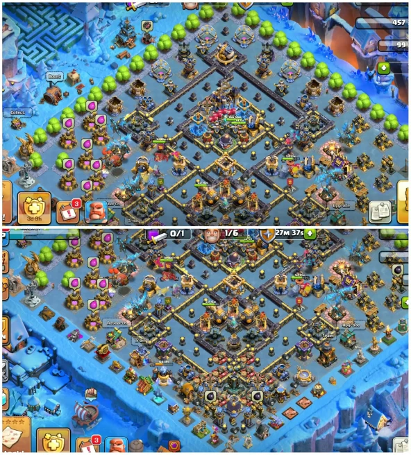 [16 Epic Equipment]||Th18 Full Max Pre Update||Gold Pass Actived||Legend Leauge||Max Helper Hut||Full Base Decorated