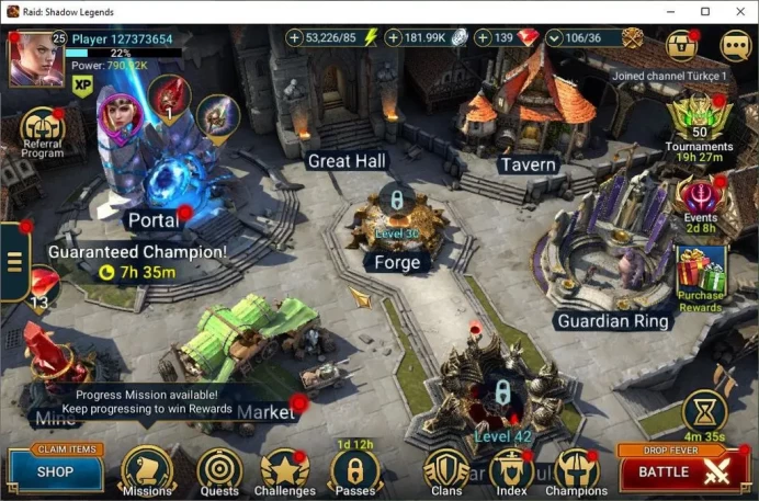 Lv25 790K Power|1 Mythic(Gizmak)|18 Legend(Ninja,Alice,Wukong,Rotos,Archbishop,Harima,Rathalos,Etc)|53K Energy|Plarium(RSL1450)